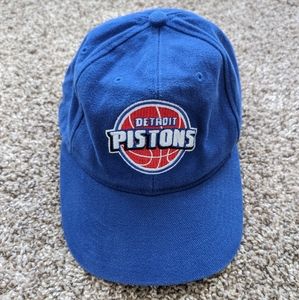 Blue Detroit Pistons baseball hat